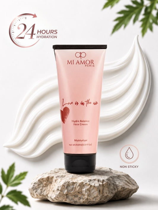 MI AMOR PARIS Love Is In The Air Women Face, Body & Hand Moisturizing Cream – Daily Hydration with Shea Butter & Glycerin (150ml)