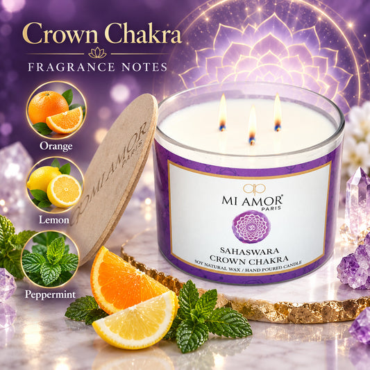 Sahaswara Crown Chakra Candle