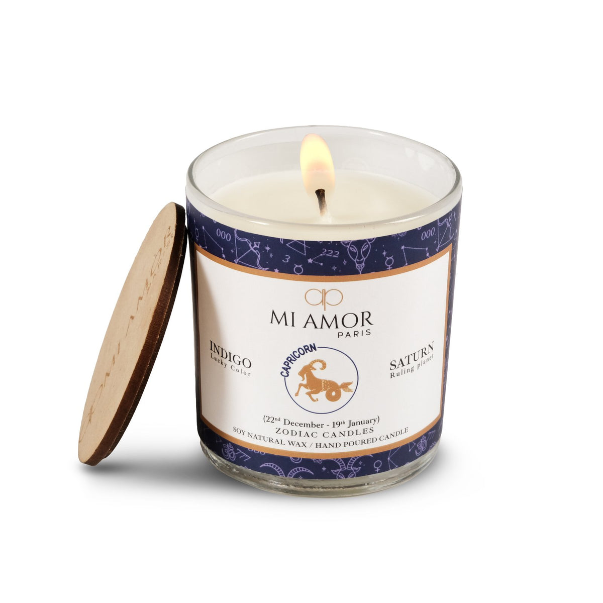 Capricorn Zodiac Candle -One Wick