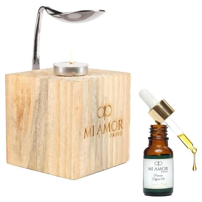 Wooden Diffuser + Fragrance Oil Premium Combo