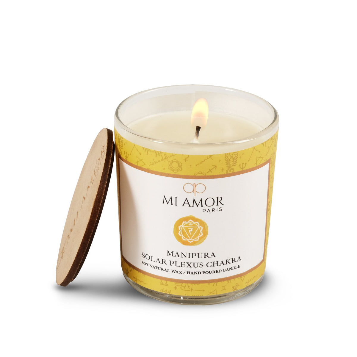 Manipura Solar Plexus Chakra Candle - One Wick