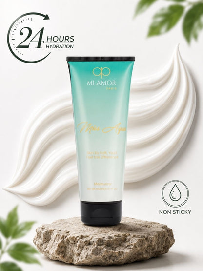 MI AMOR PARIS Miss Aqua Face, Body & Hand Moisturizing Cream for Women | Long-Lasting Hydration with Shea Butter & Glycerin (150ml)