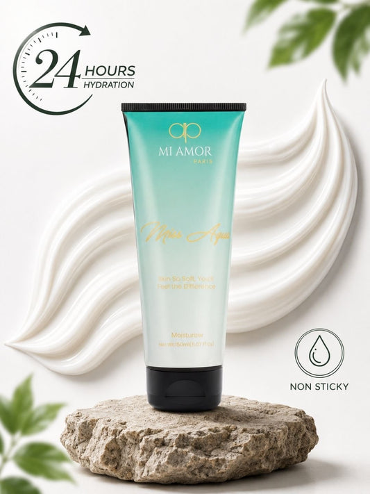 MI AMOR PARIS Miss Aqua Face, Body & Hand Moisturizing Cream for Women | Long-Lasting Hydration with Shea Butter & Glycerin (150ml)