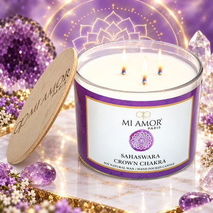 Sahaswara Crown Chakra Candle