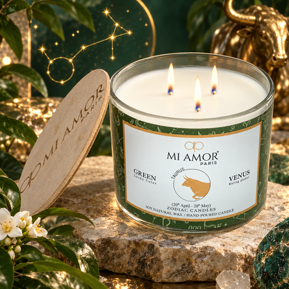 Taurus Zodiac Candle