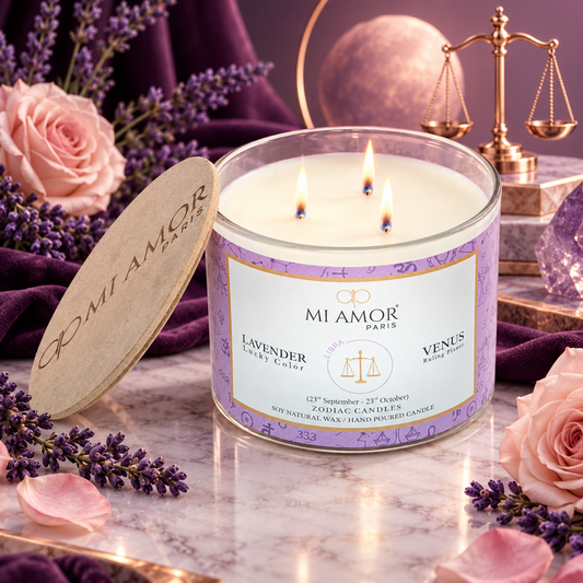 Libra Zodiac Candle