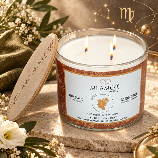 Virgo Zodiac Candle
