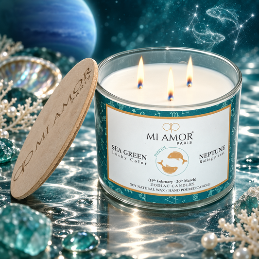 Pisces Zodiac Candle