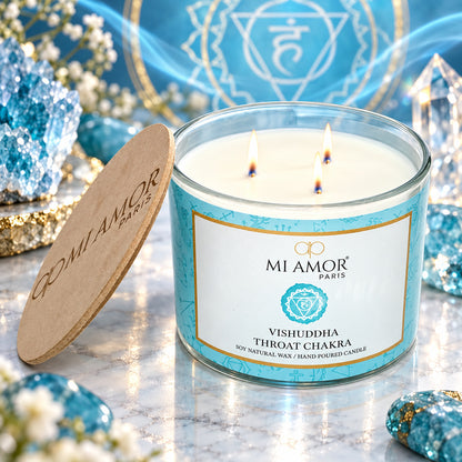 Vishudda Throat Chakra Candle