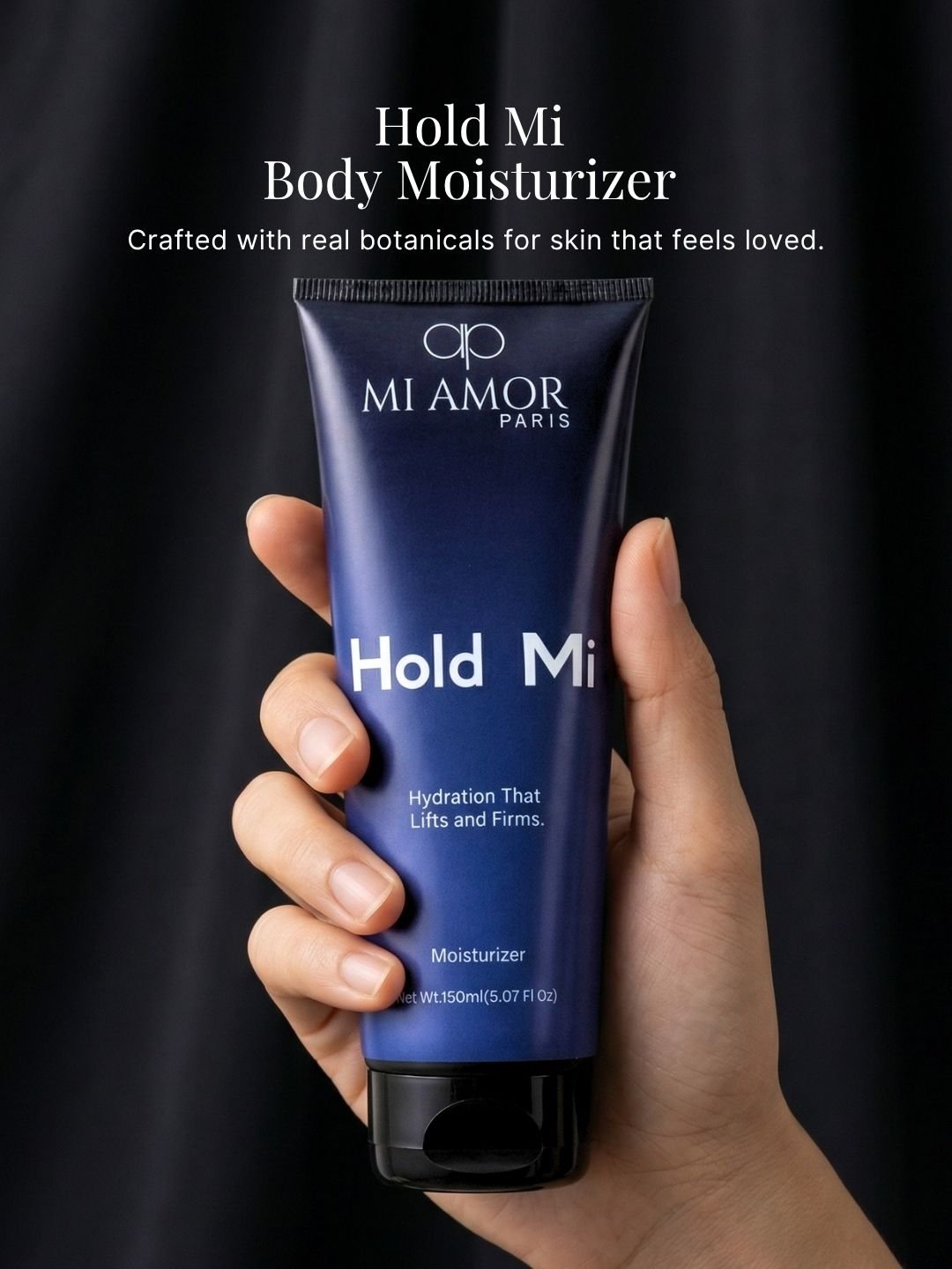 MI AMOR PARIS Hold MI Face & Body Moisturizing Cream for Men | Long-Lasting Hydration with Shea Butter & Glycerin | 150ml