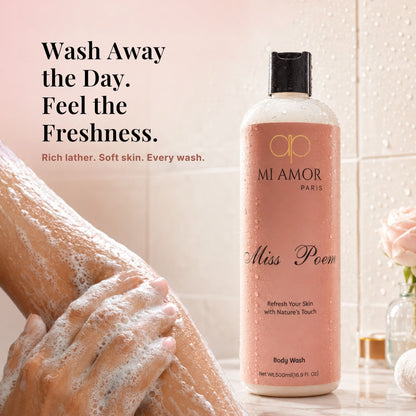 Miss Poem Hydrating Body Wash For Women | Sulphate-Free & Paraben-Free | 500 ml