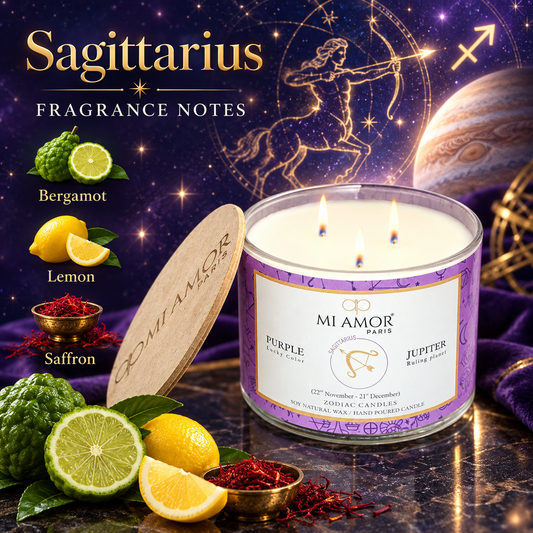 Sagittarius Zodiac Candle
