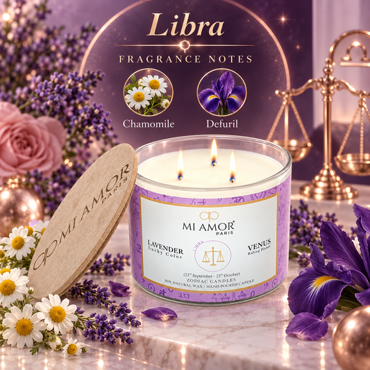 Libra Zodiac Candle
