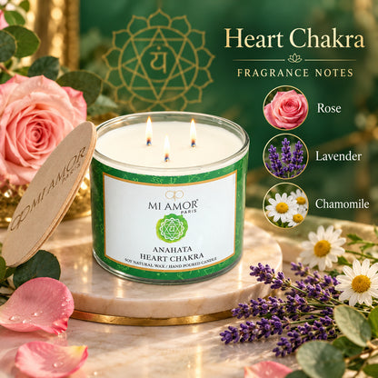 Anahata Heart Chakra Candle