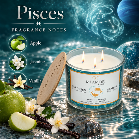 Pisces Zodiac Candle