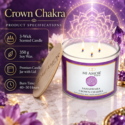 Sahaswara Crown Chakra Candle