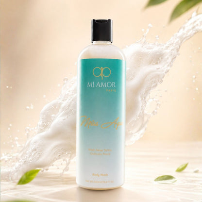 MI AMOR PARIS Miss Aqua Premium Body Wash | Rich Foaming Shower Gel | Soft & Fresh Skin | 500 ml
