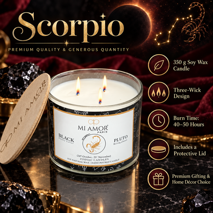 Scorpio Zodiac Candle