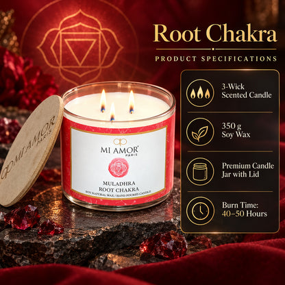 Muladhara Root Chakra Candle