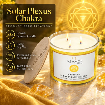 Manipura Solar Plexus Chakra Candle
