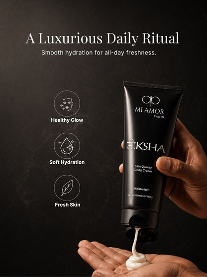 MI AMOR PARIS Moksha Men Face & Body Moisturizer | Intensive Hydration Cream with Shea Butter & Glycerin | 150ml