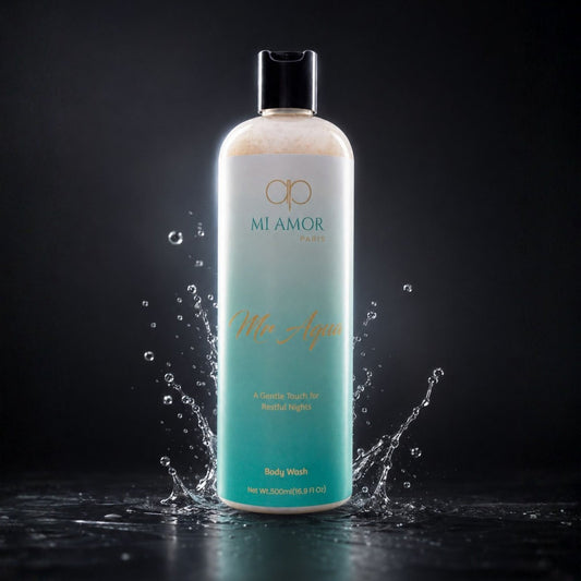 MI AMOR PARIS Mr Aqua Premium Shower Gel for Men | Refreshing Body Wash Daily Cleanser | 500 ml