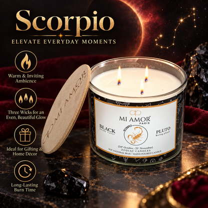 Scorpio Zodiac Candle