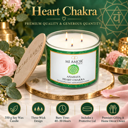 Anahata Heart Chakra Candle