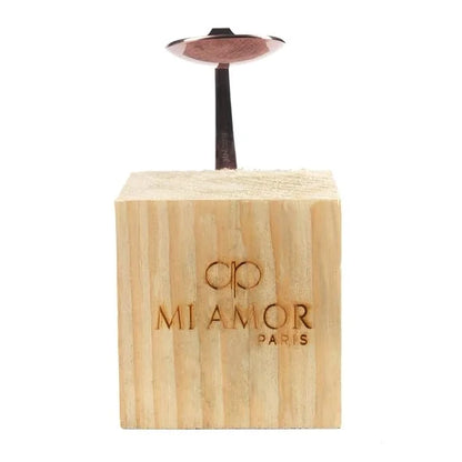 Wooden Aroma Oil Diffuser Burner | Rose Gold Diffuser with Rugged Finish | Includes 2 Tealight Candles | Fragrance Oil Warmer for Home, Office & Spa Use