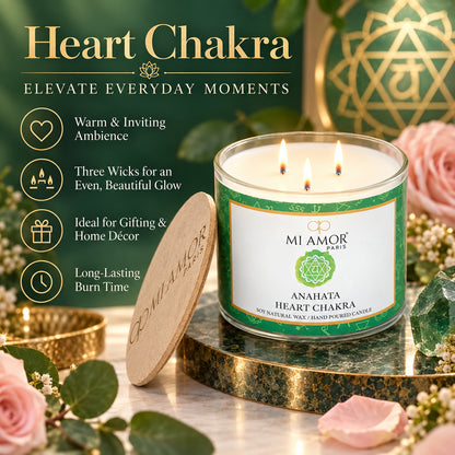 Anahata Heart Chakra Candle