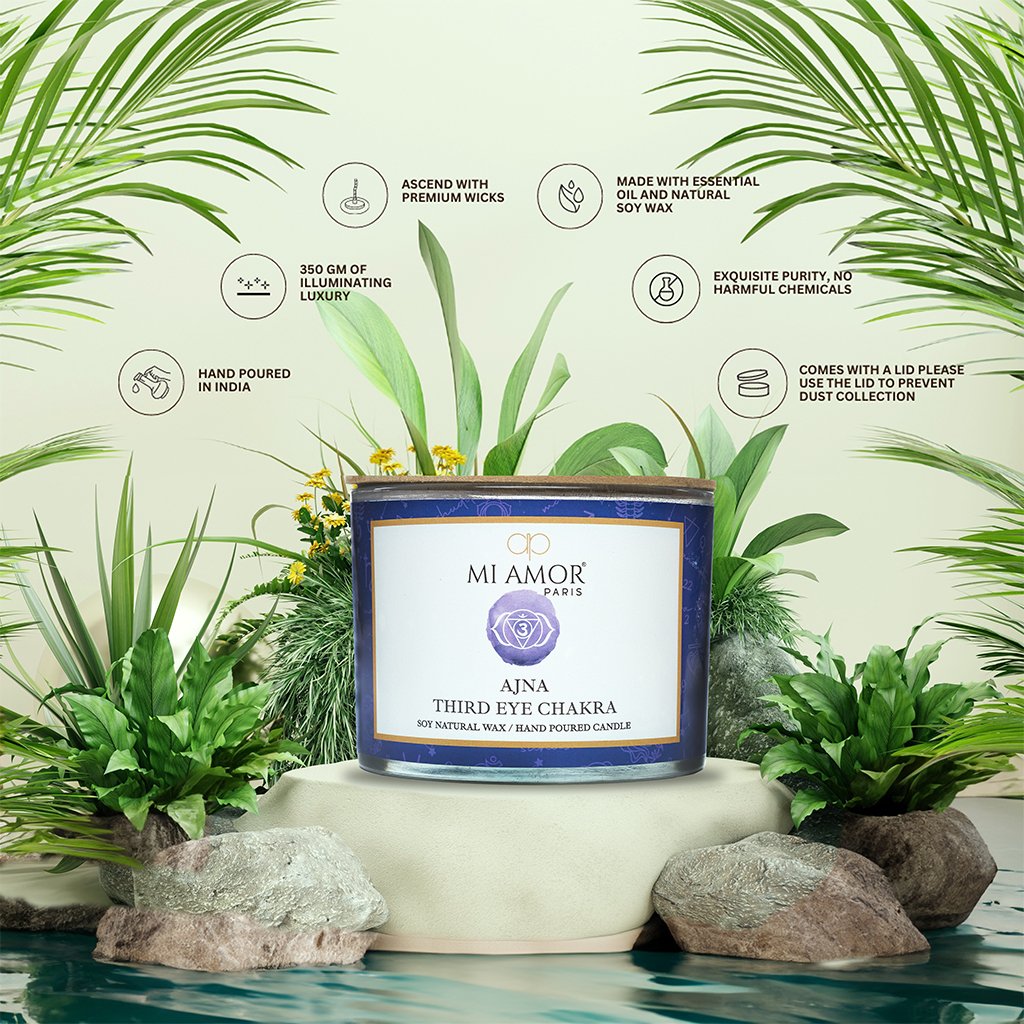 Ajna Third Eye Chakra Scented Candle - One Wick
