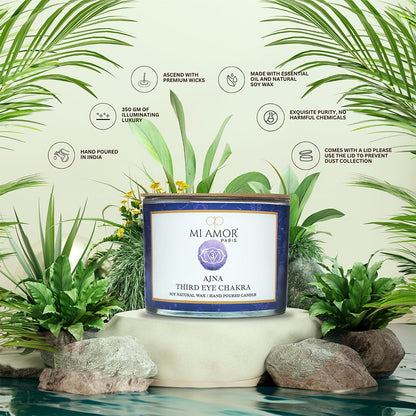 Ajna Third Eye Chakra Scented Candle - One Wick