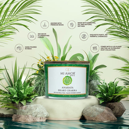 Anahata Heart Chakra Candle - One Wick