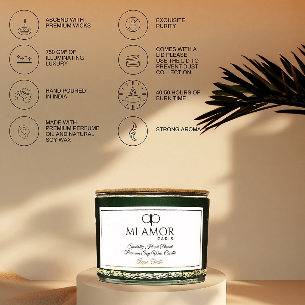 Aqua Oudh Candle