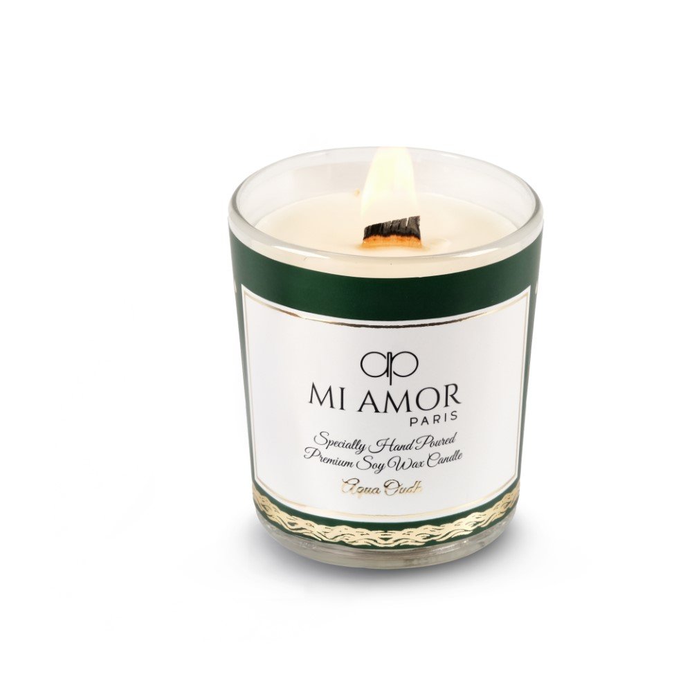 Aqua Oudh Candle -One Wick