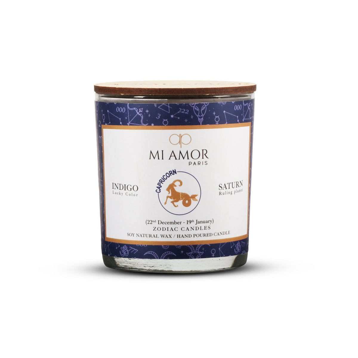Capricorn Zodiac Candle -One Wick