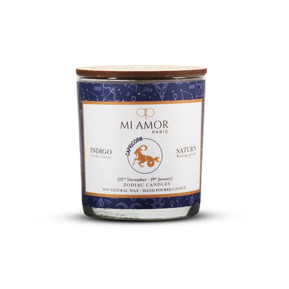 Capricorn Zodiac Candle -One Wick