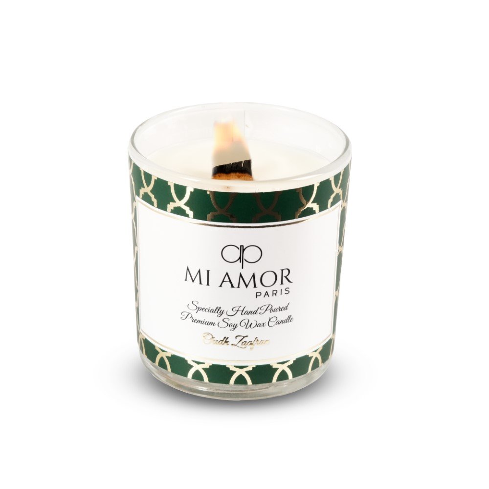Oudh Zaafran Candle -One Wick