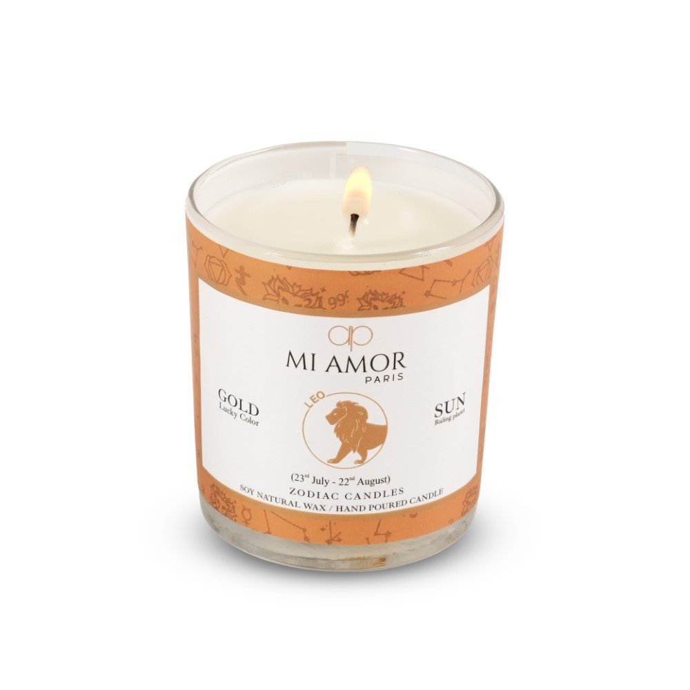 Leo Zodiac Candle -One Wick