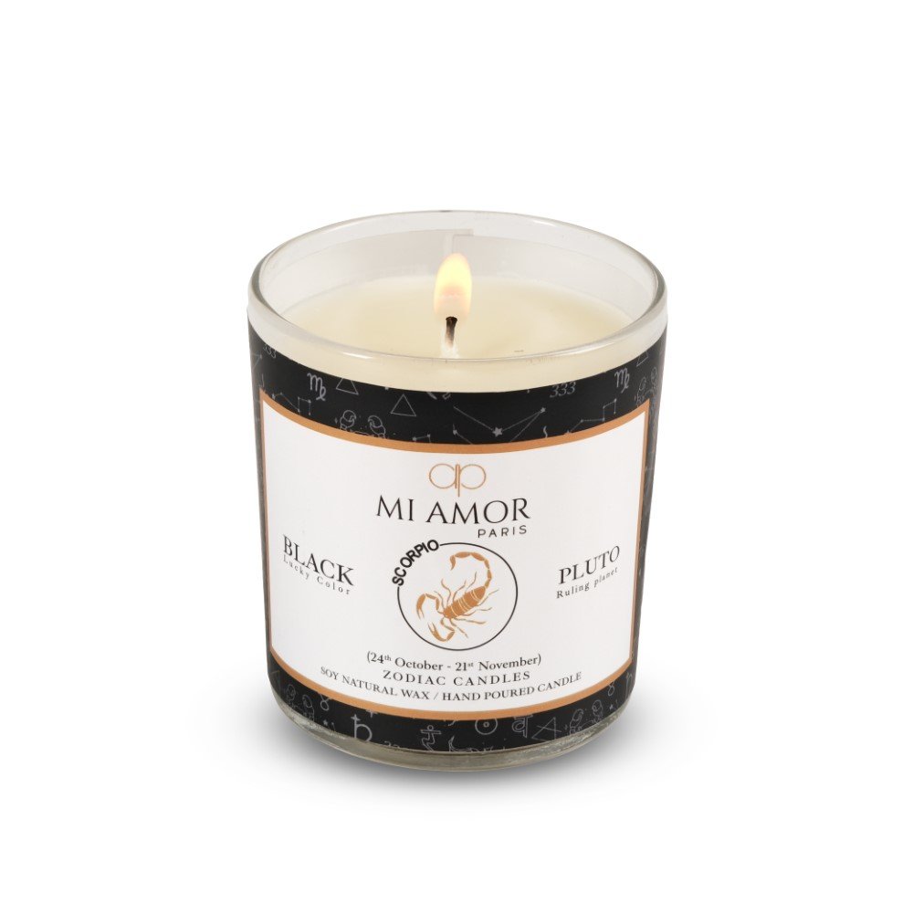 Scorpio Zodiac Candle -One Wick