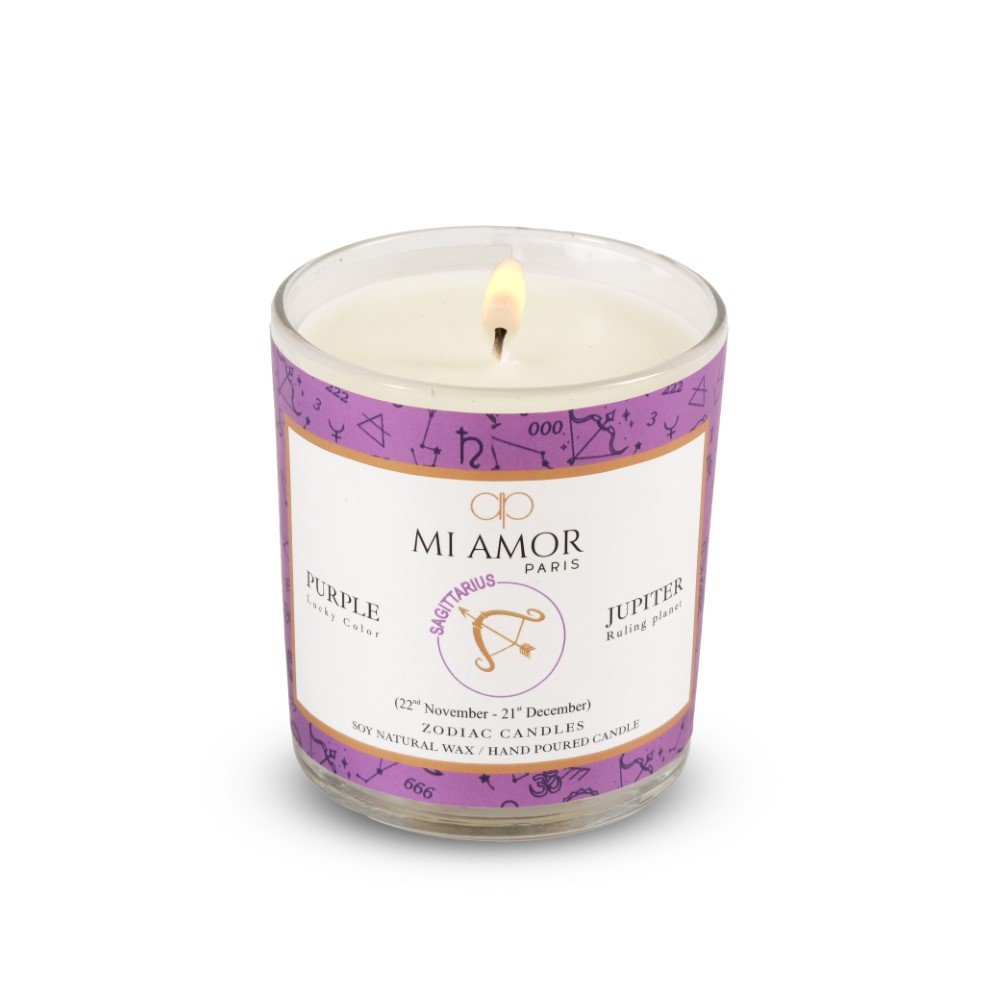 Sagittarius Zodiac Candle -One Wick