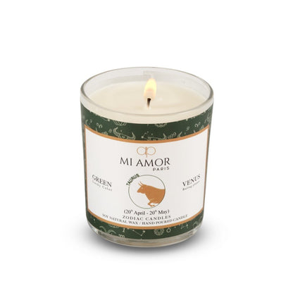 Taurus Zodiac Candle -One Wick
