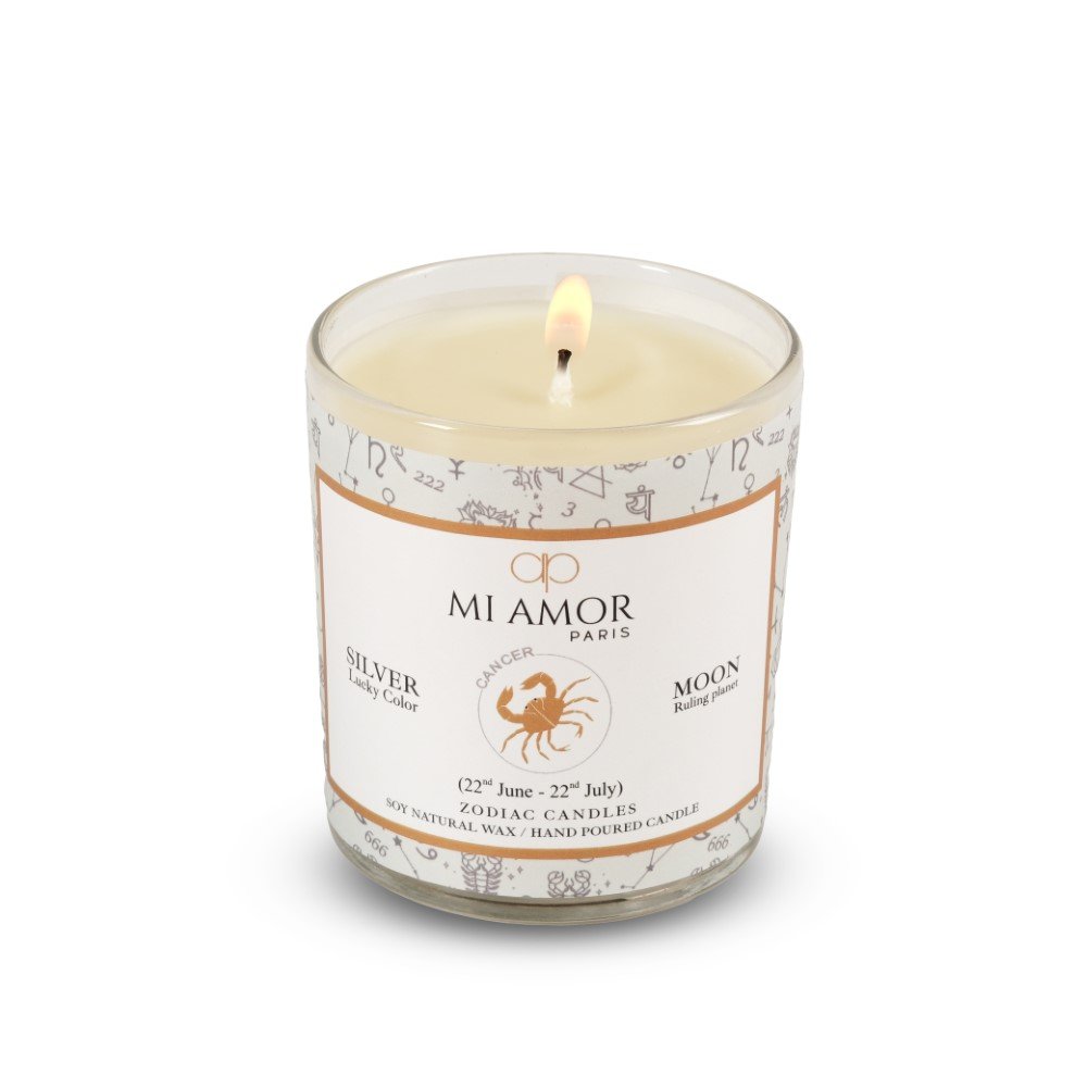 Cancer Zodiac Candle -One Wick