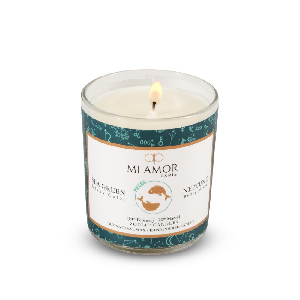 Pisces Zodiac Candle -One Wick