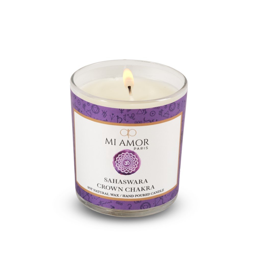 Sahaswara Crown Chakra Candle - One Wick