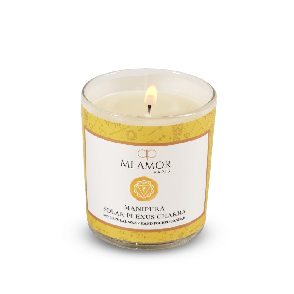 Manipura Solar Plexus Chakra Candle - One Wick
