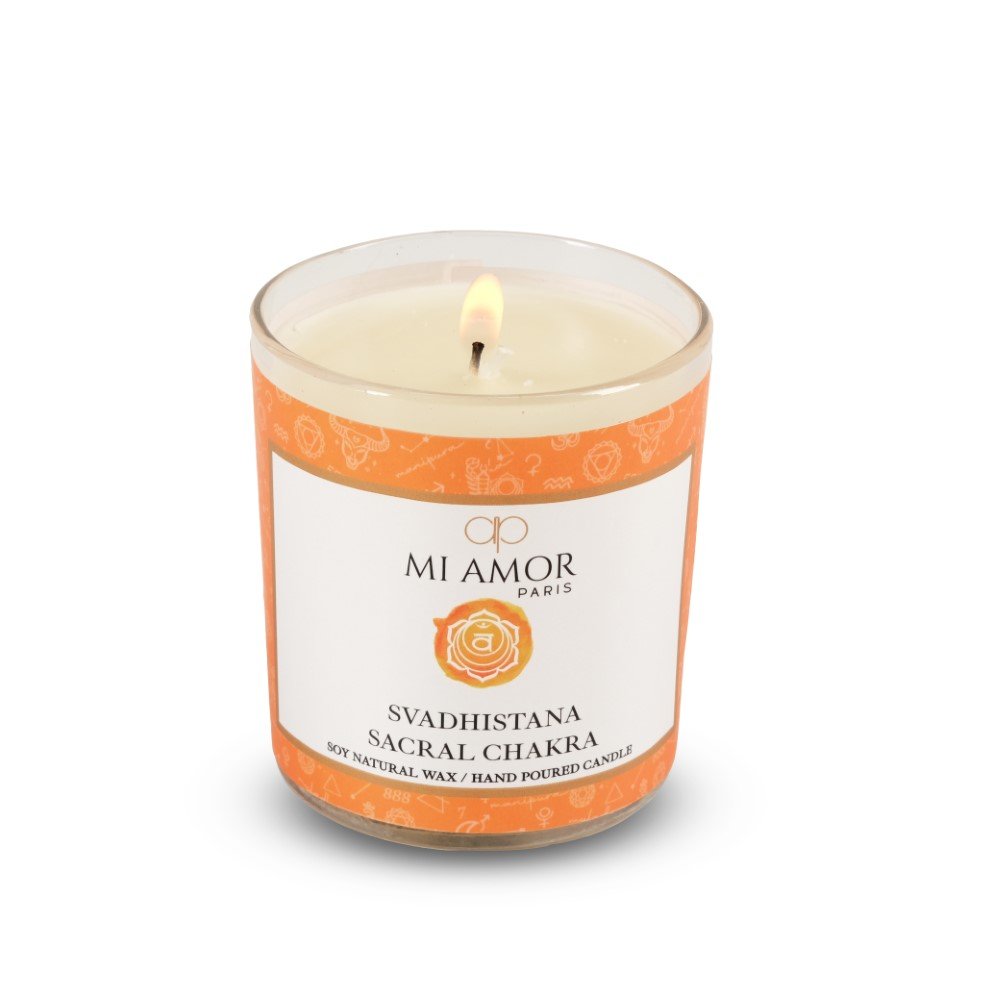 Svadhistana Sacral Chakra Candle - One Wick