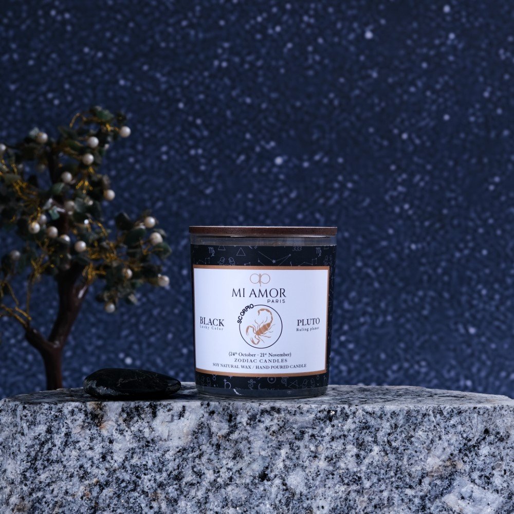 Scorpio Zodiac Candle -One Wick