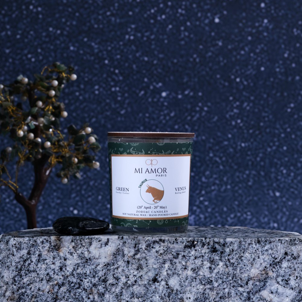 Taurus Zodiac Candle -One Wick