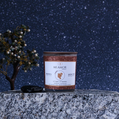 Virgo Zodiac Candle -One Wick